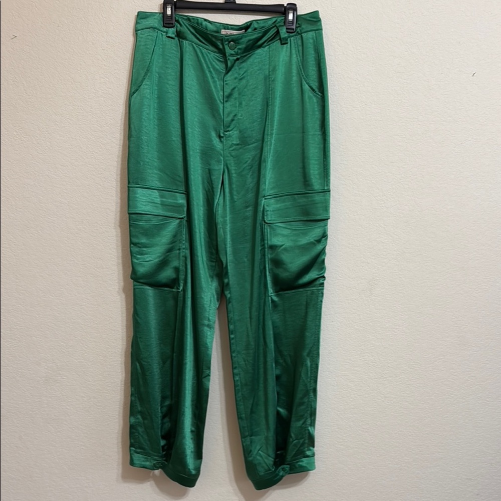BCBGeneration Green Luxe Joggers with Relaxed Fit